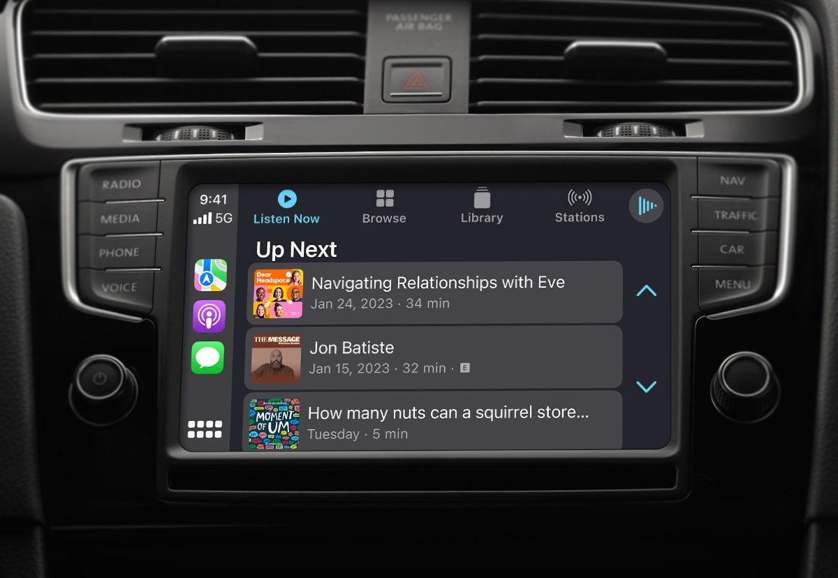 Up Next и Browse появятся в CarPlay