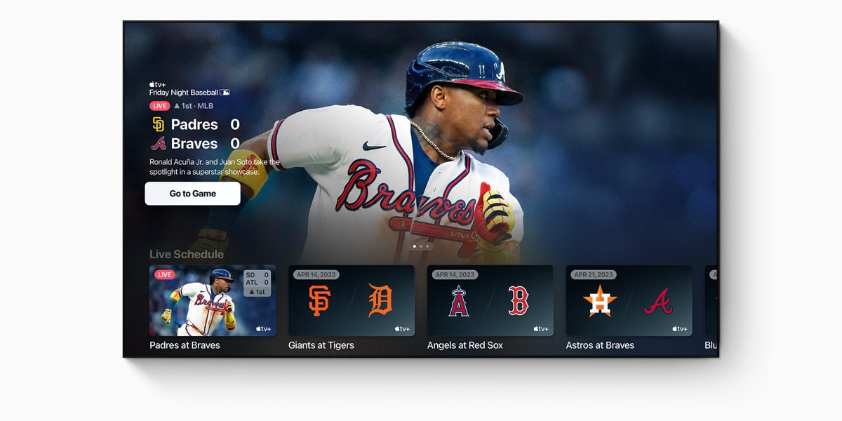 «Friday Night Baseball» возобновляется на Apple TV+ 7 апреля.