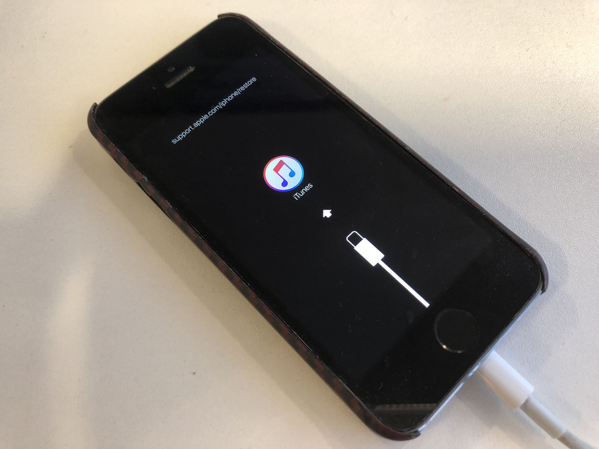 Как обойти забытый пароль на iPhone или iPad: экран iPhone в режиме восстановления