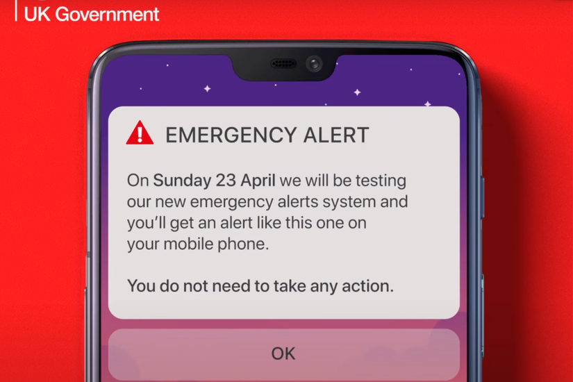 В эти выходные мобильные телефоны по всей Британии будут издавать