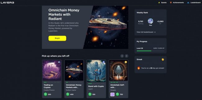 Layer3 — аирдропы без труда