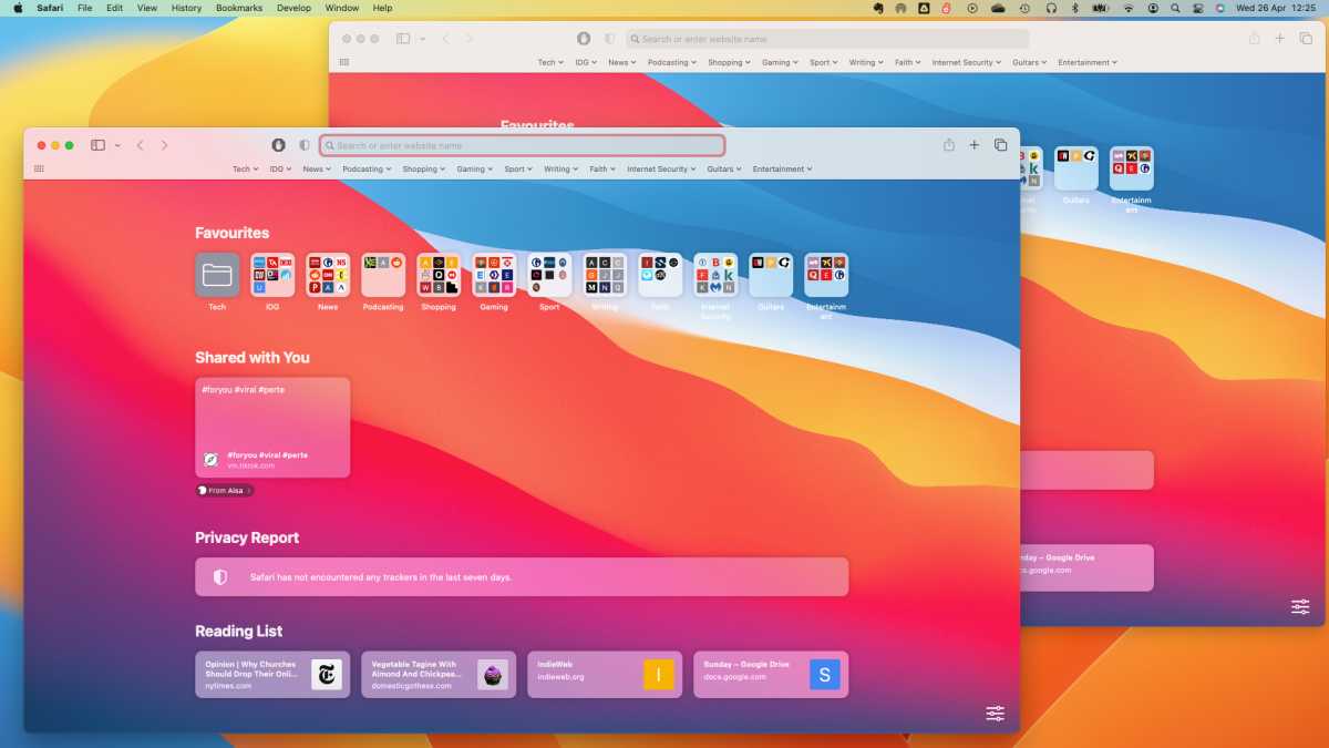 Запуск двух экземпляров Safari на Mac