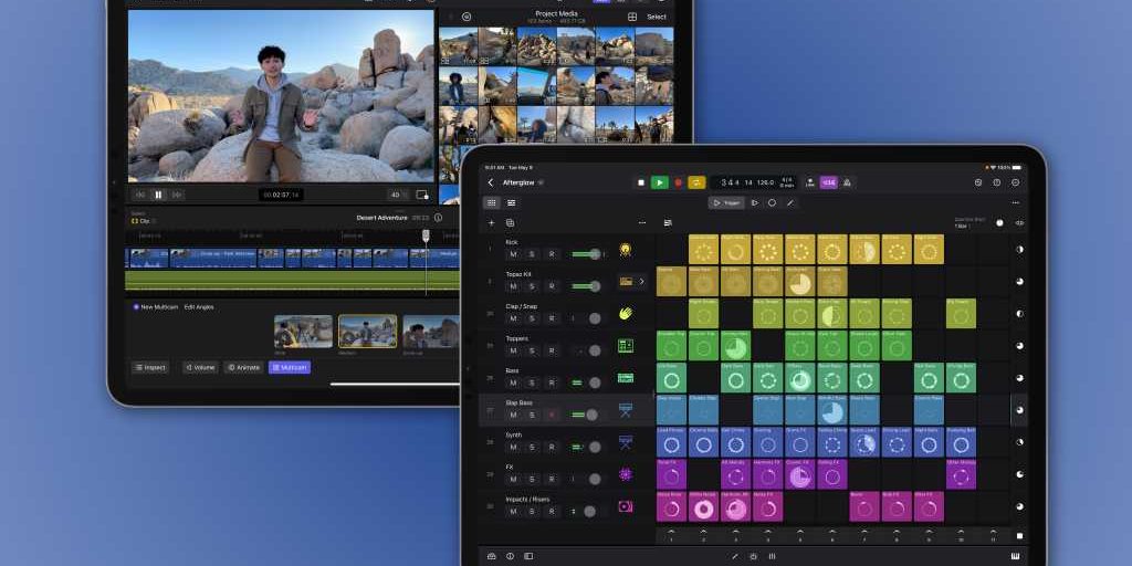 Final Cut Pro и Logic Pro для iPad: профессиональные инструменты