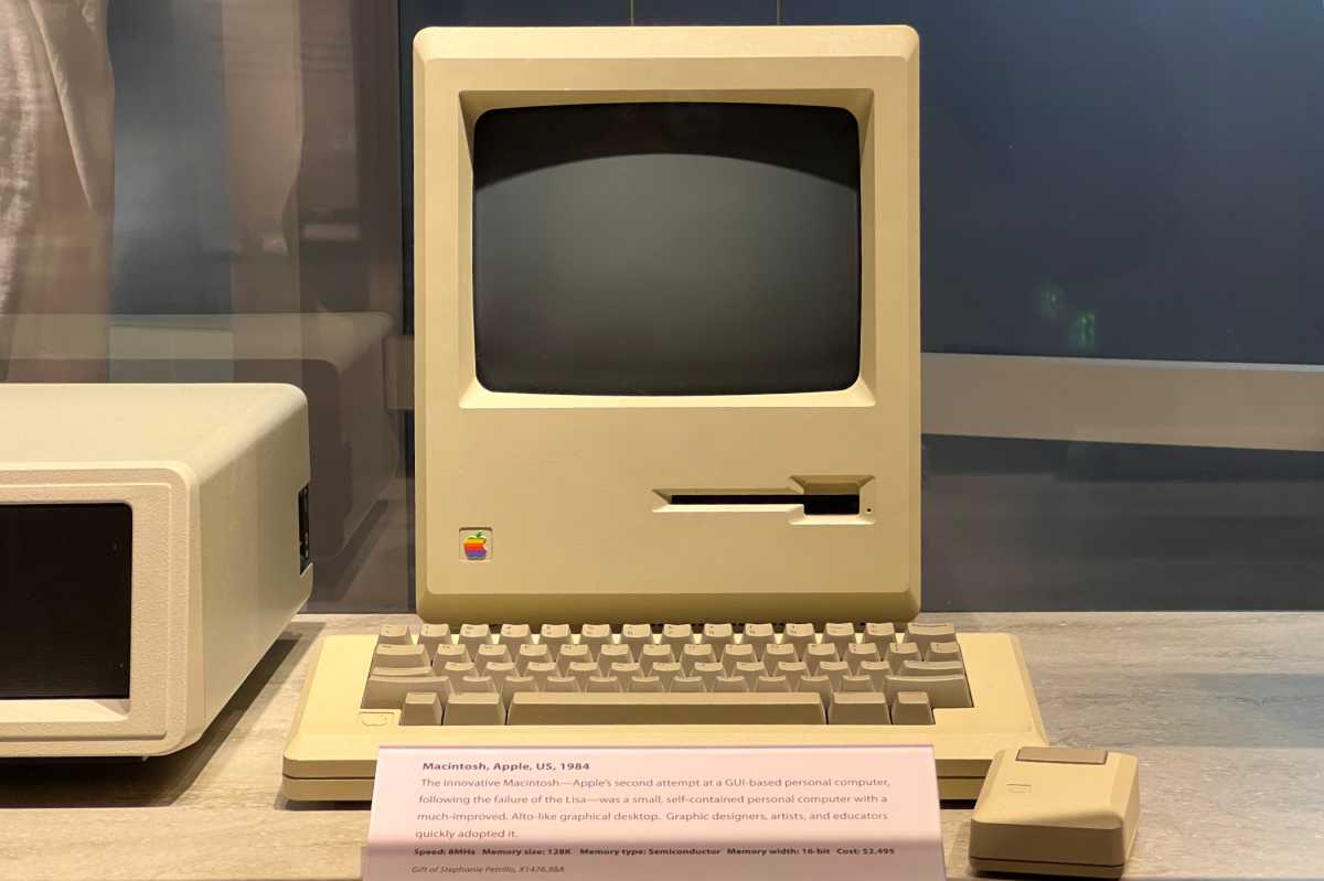 Apple Macintosh 128K в Музее компьютерной истории