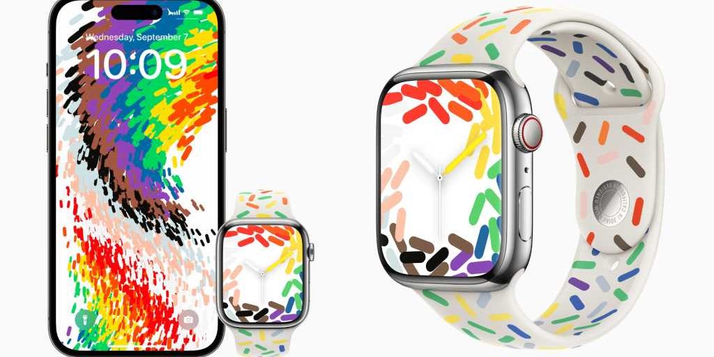 Apple празднует LGBTQ+ Pride красочными загрузками Apple Watch и iPhone