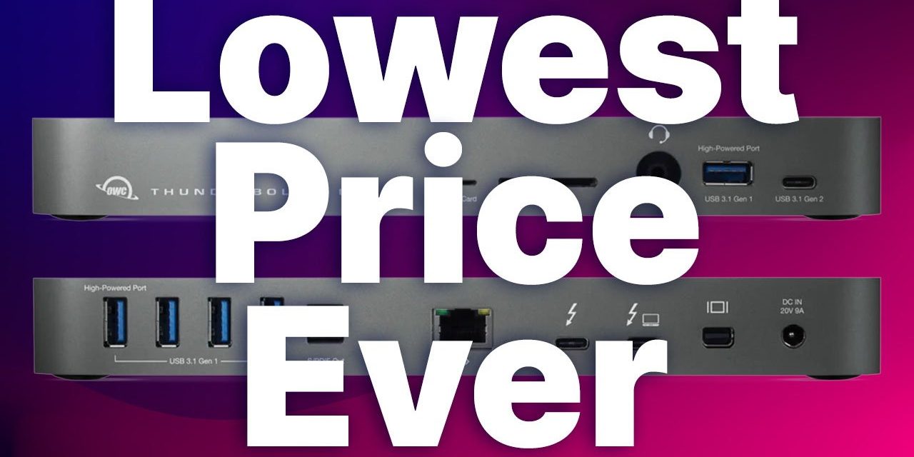 Док-станция OWC Thunderbolt 3 по самой низкой цене в эти