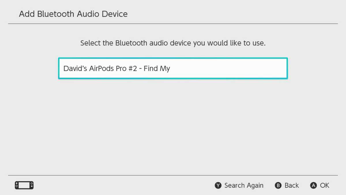 Как связать AirPods с Nintendo Switch: подтвердите устройство