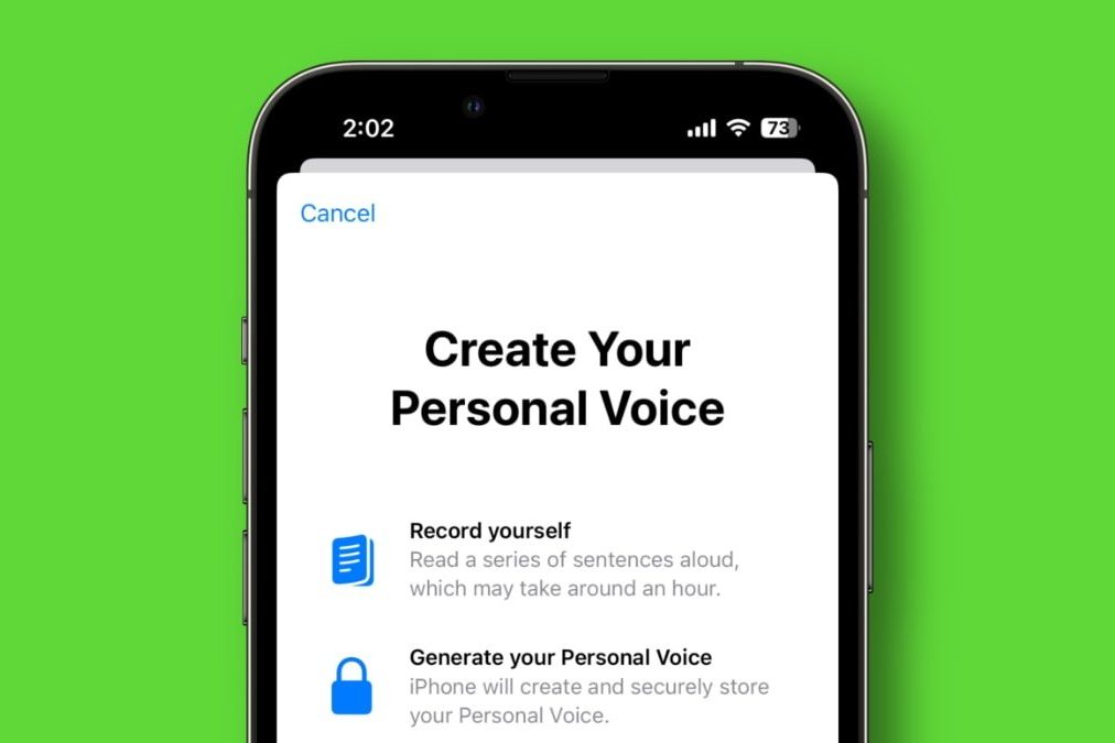 Как использовать персональный голос в iOS 17