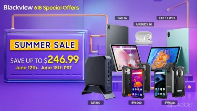 Распродажа гаджетов от Blackview на фестивале Aliexpress 618 » 24Gadget.Ru