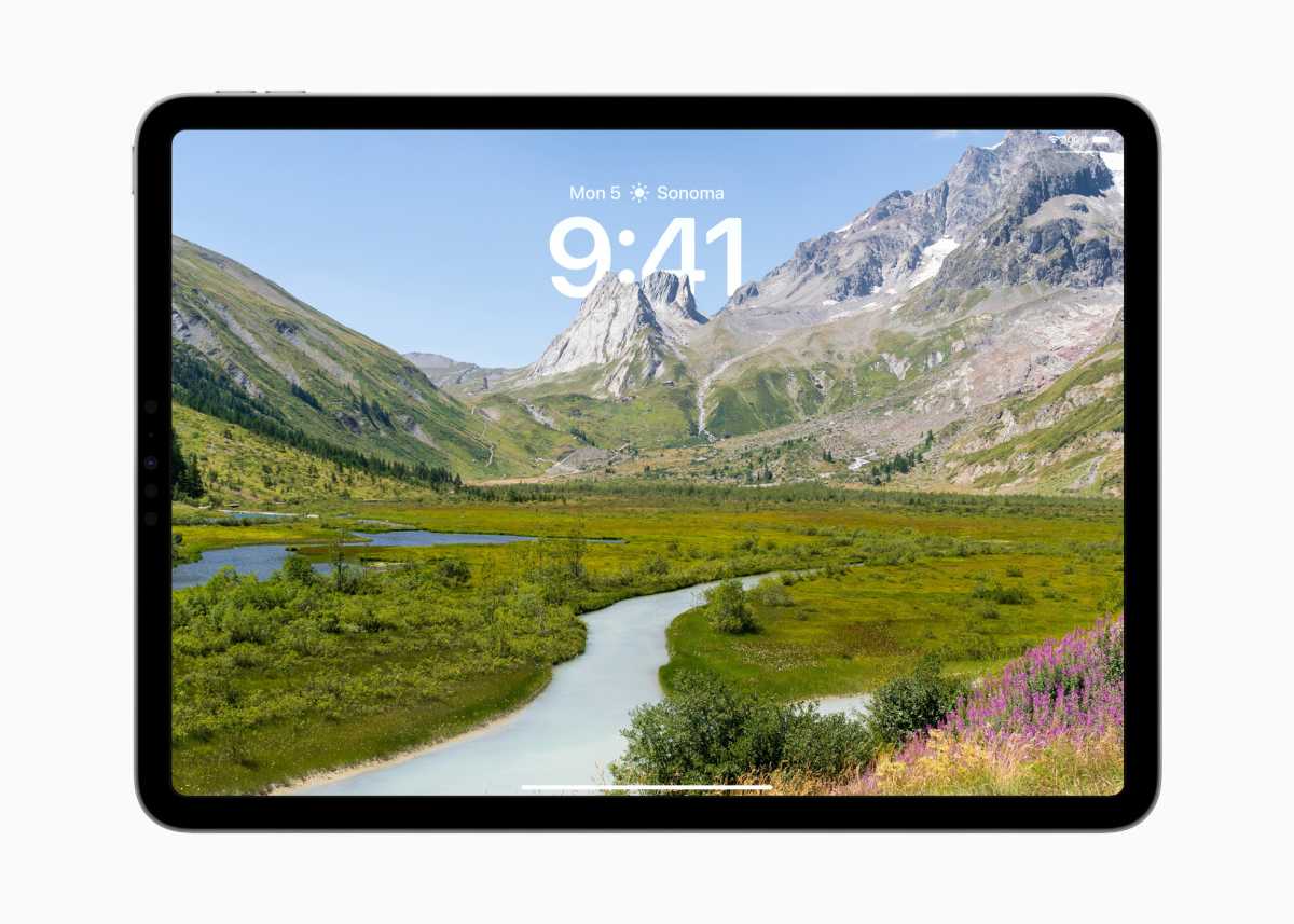 Настройка экрана блокировки iPadOS 17