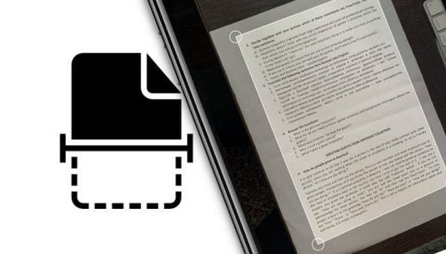 Как сканировать документы на Айфоне и Айпаде без установки приложений