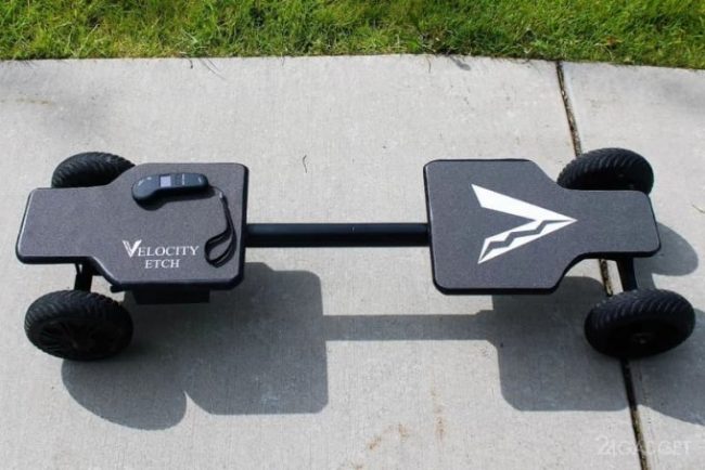 Velocity Etch — разборный электрический скейтборд (2 фото) » 24Gadget.Ru