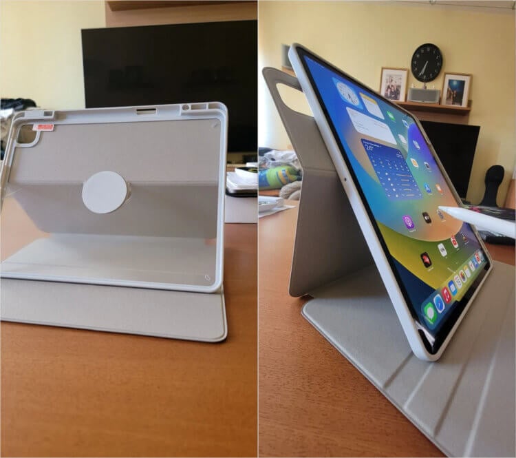 Магнитная подставка для iPad с AliExpress. Отличный кейс и недорогой. Фото.