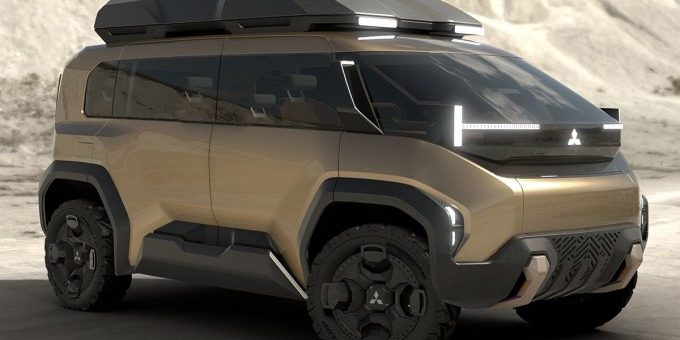 Mitsubishi представила концепт минивэна будущего D:X PHEV (8 фото) »