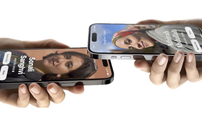 NameDrop в iOS 17, или как передавать контакты с Айфона