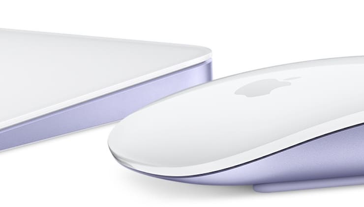 Цвета мышки и клавиатуры для iMac