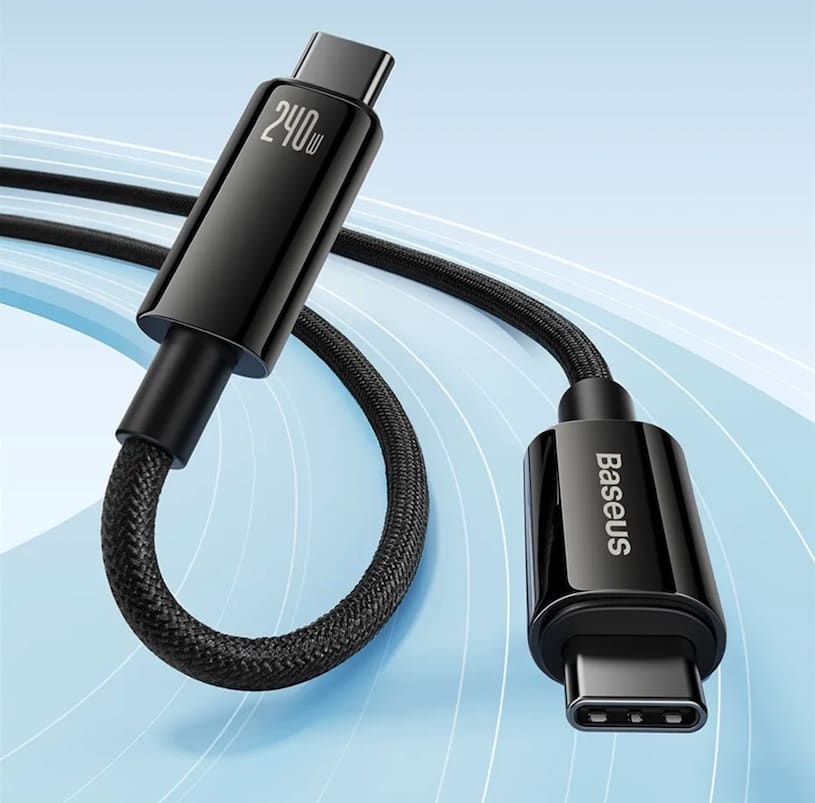 Кабель USB-C Baseus 240 Вт