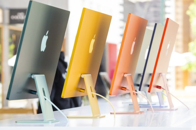 Сколько оперативной памяти для MacBook Pro M3 выбрать. Цветные Аймаки с процессором М3 тоже столкнулись с такой проблемой. Источник: bloomberg.com. Фото.