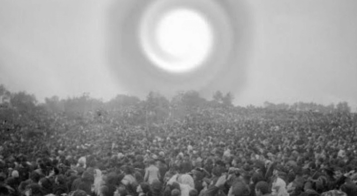 Чудеса Солнца 1917 года — что на самом деле произошло в Фатиме. Чудеса Солнца в Фатиме наблюдали около 70 тысяч человек. Фото.