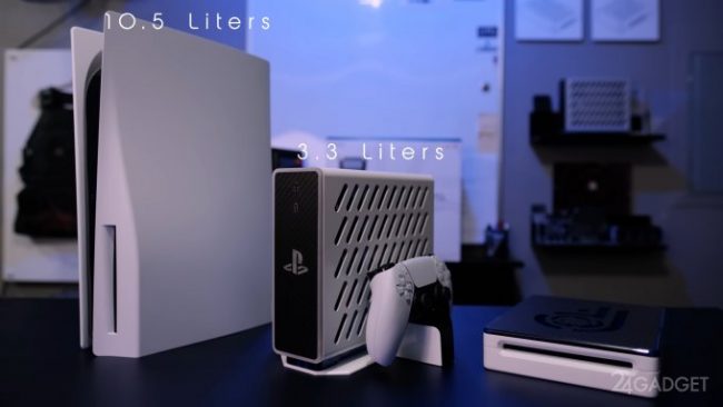 Блогер сделал компактную PlayStation 5 (3 фото + видео) »