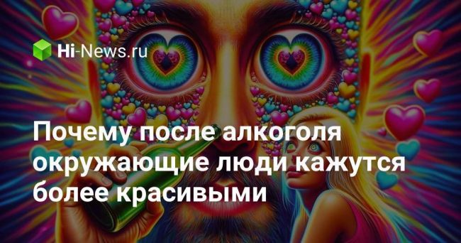 Почему после алкоголя окружающие люди кажутся более красивыми