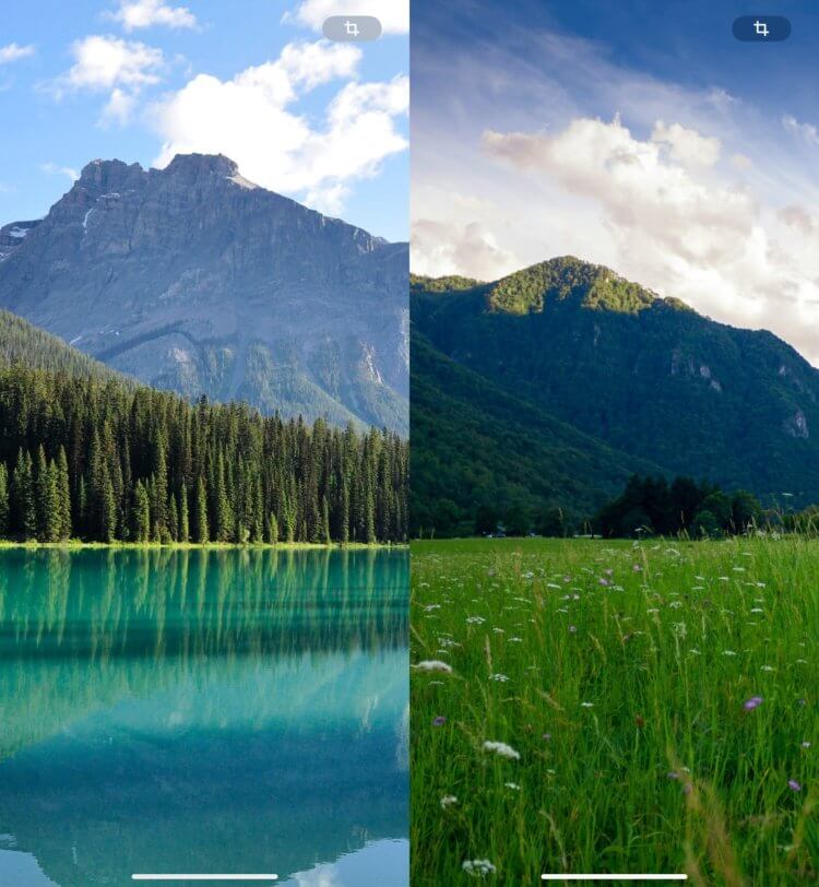 Красивые обои на телефон с природой. Лучше гор могут быть только горы. Фото.