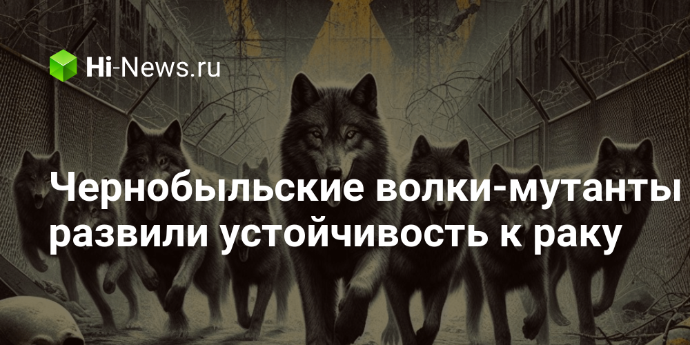 Чернобыльские волки-мутанты развили устойчивость к раку