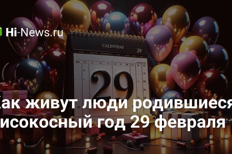 Как живут люди родившиеся в високосный год 29 февраля