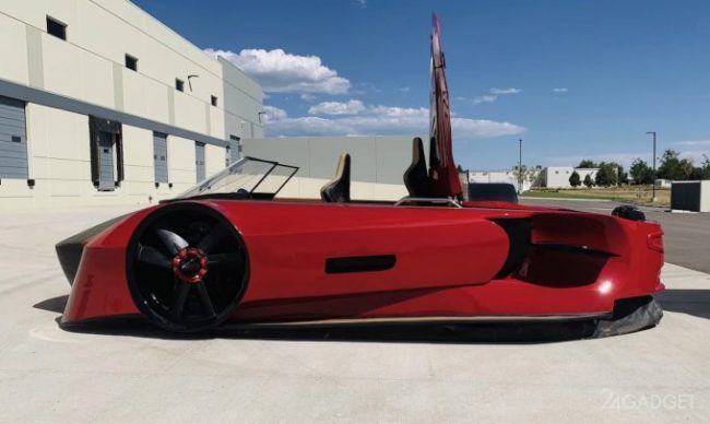 VonMercier Arosa — электрическая машина-лодка на воздушной подушке (3 фото)