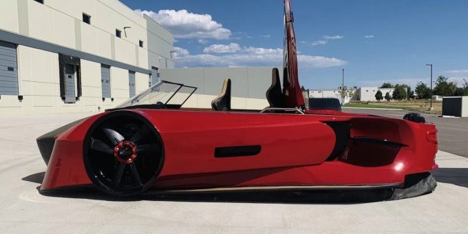 VonMercier Arosa — электрическая машина-лодка на воздушной подушке (3 фото)