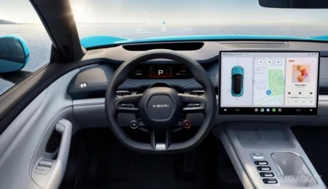 Xiaomi показала интерьер своего электромобиля SU7 (6 фото + видео)
