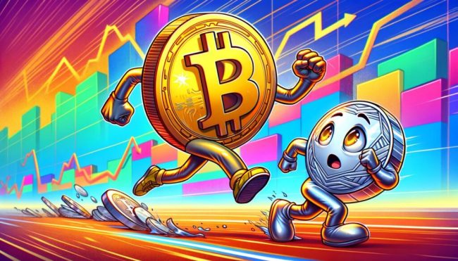 Биткоин обогнал серебро