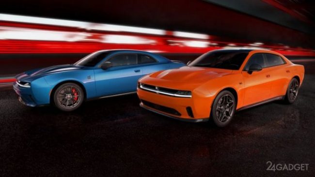 Представлен электрический маслкар Dodge Charger Daytona — он имитирует звук