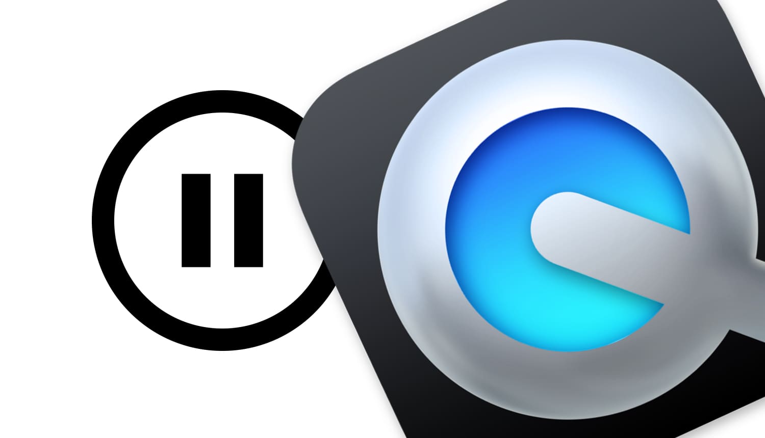 Скрытая кнопка паузы в QuickTime Player при записи видео на