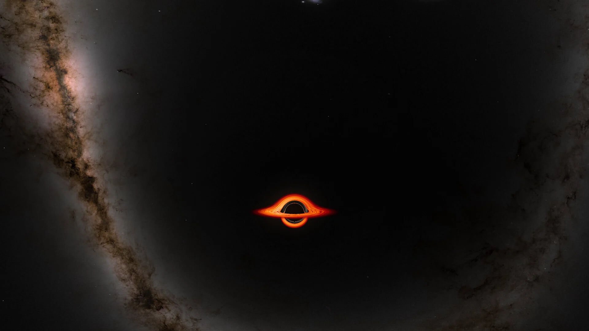 Космическая лаборатория. Масса сверхмассивных черных дыр превышает массу Солнца в миллионы и миллиарды раз. изображение: Nasa.com. Фото.