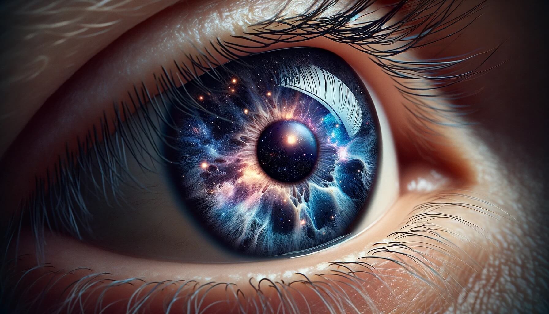 Редкое заболевание делает глаза человека «красивыми как космос». Астероидный гиалоз — болезнь, при которой глаза обретают «космический» вид. Фото.