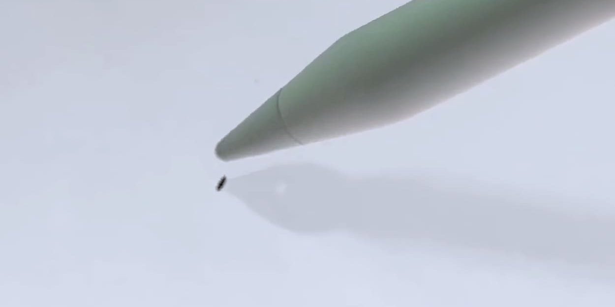 Скрытая фишка Apple Pencil Pro с тенями письменных принадлежностей: видео