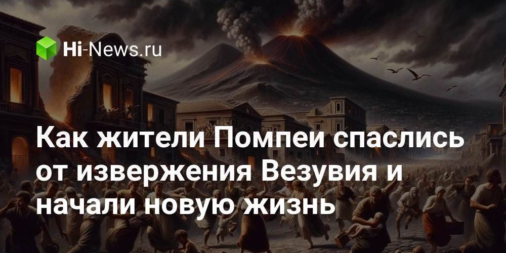 Как жители Помпеи спаслись от извержения Везувия и начали новую