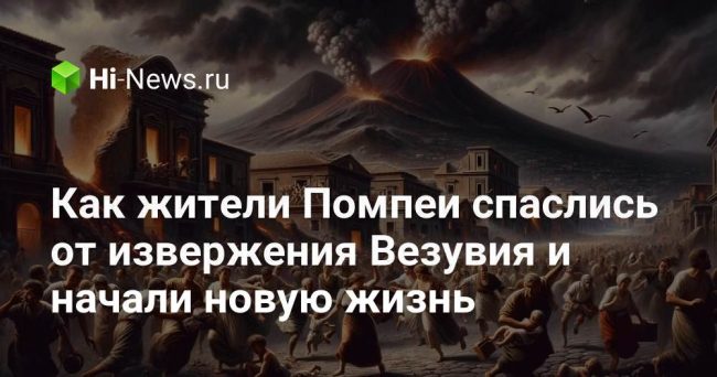 Как жители Помпеи спаслись от извержения Везувия и начали новую