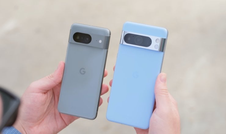 Серия смартфонов Google Pixel 8. Google Pixel — это как iPhone, только на Android. Фото: Android Authority. Фото.