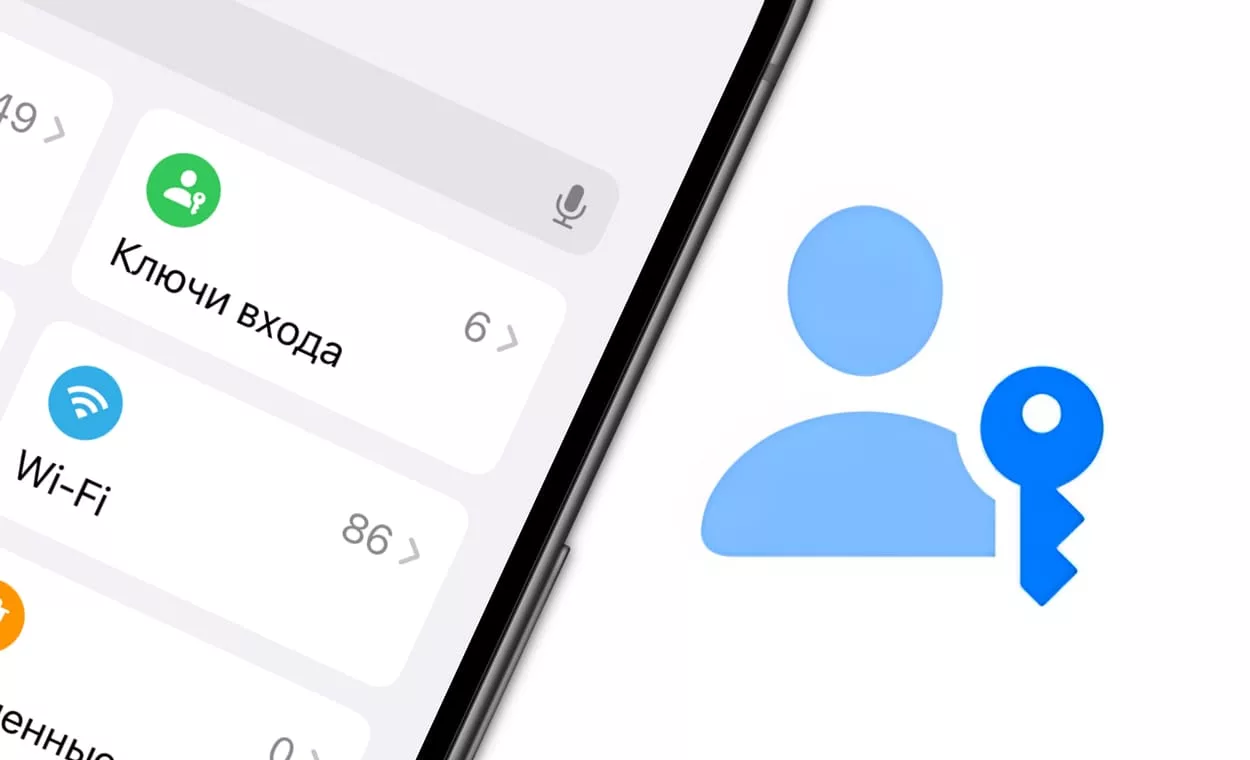 Ключи входа в приложении «Пароли» в iOS: что это и как пользоваться