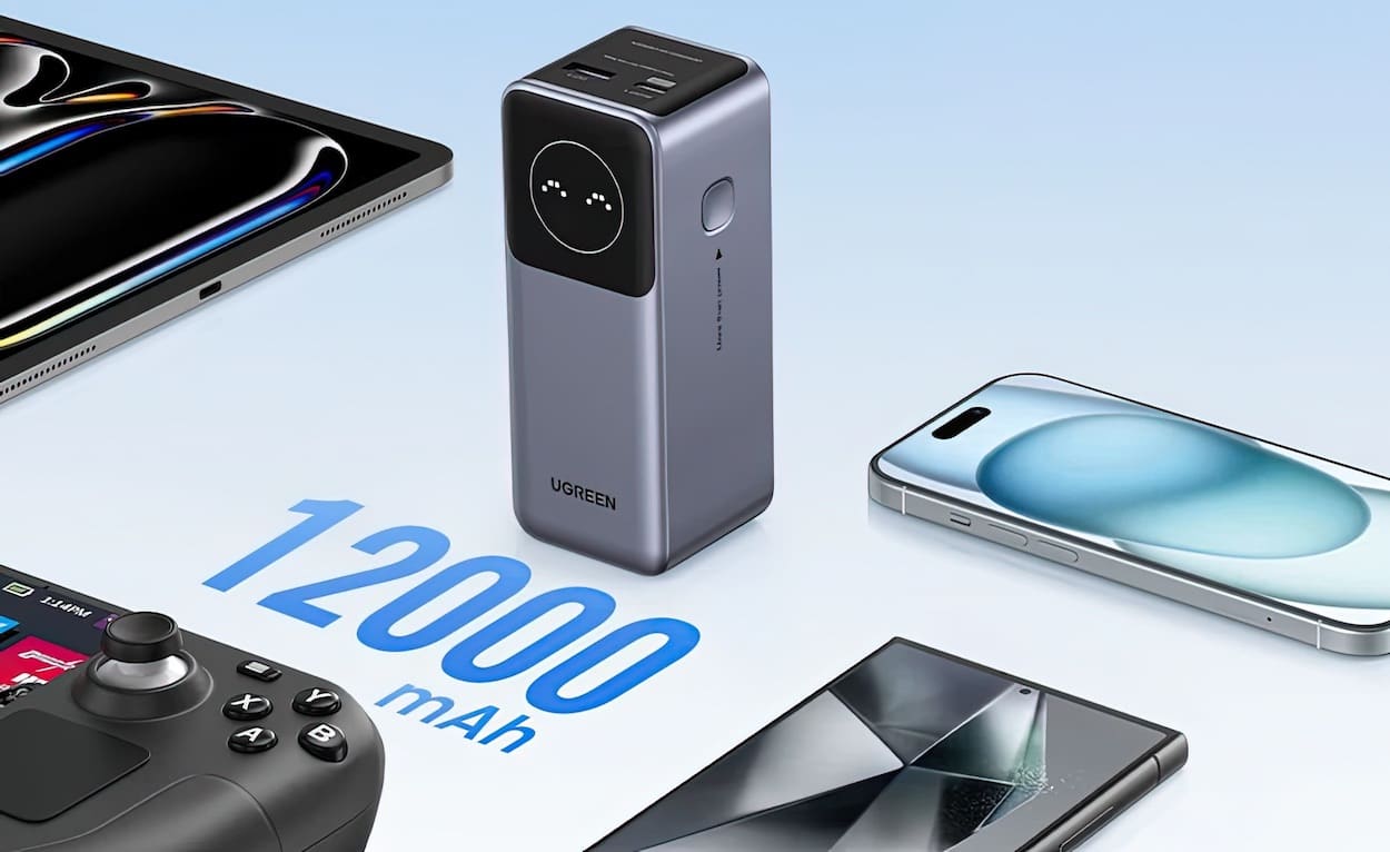 мощный внешний аккумулятор с дисплеем