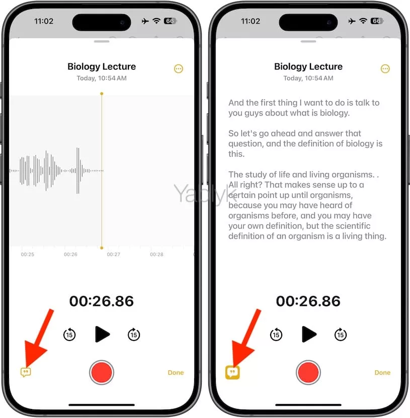 Как конвертировать голос в текст в заметках на iPhone и iPad