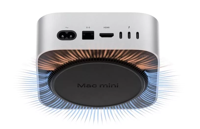 mac mini m4 2024 вентиляция