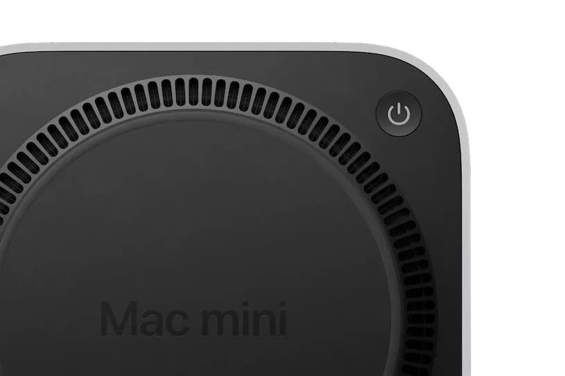 mac mini m4 2024 кнопка включения