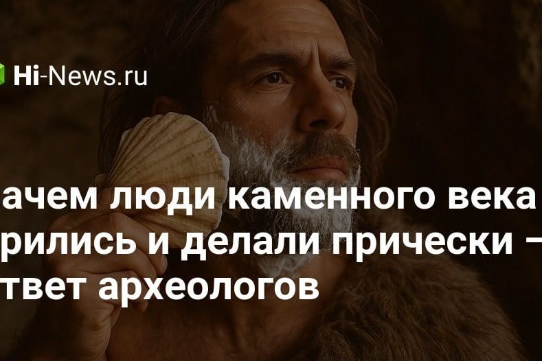 Зачем люди каменного века брились и делали прически — ответ
