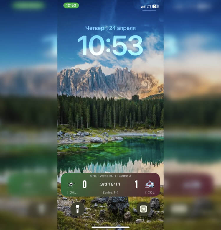 Результаты спортивных соревнований. Live Activities позволит следить за результатом матча прямо с экрана блокировки. Результаты спортивных соревнований. Live Activities позволит следить за результатом матча прямо с экрана блокировки. Фото.