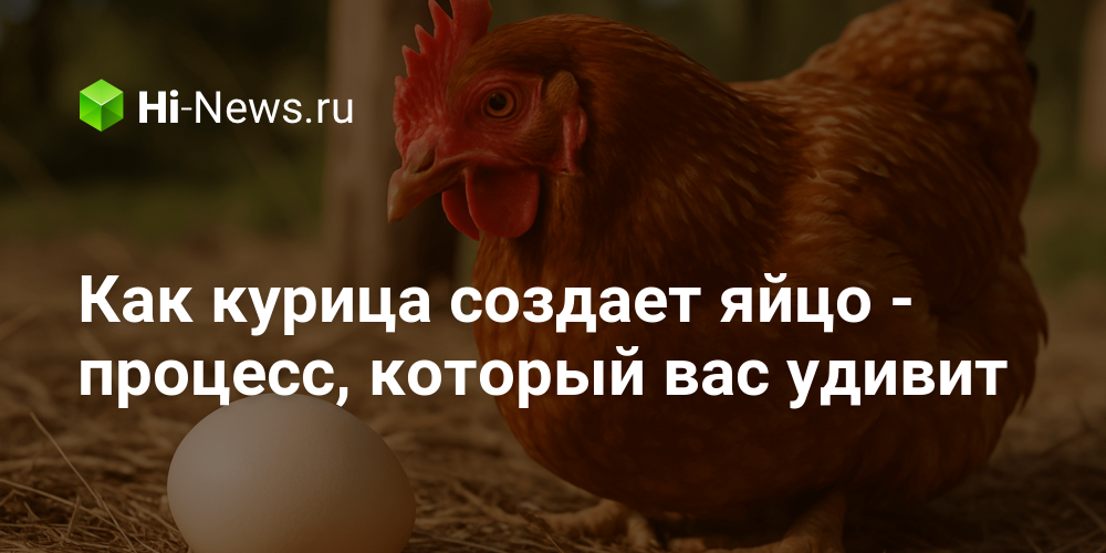 Как курица создает яйцо — процесс, который вас удивит