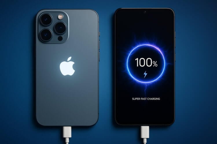 Раскрываем секрет Apple: почему iPhone за 100к заряжается медленнее Андроида за 20к. Разбираемся, почему в iPhone нет такой же быстрой зарядки, как во многих флагманах на Андроиде. Раскрываем секрет Apple: почему iPhone за 100к заряжается медленнее Андроида за 20к. Разбираемся, почему в iPhone нет такой же быстрой зарядки, как во многих флагманах на Андроиде. Фото.