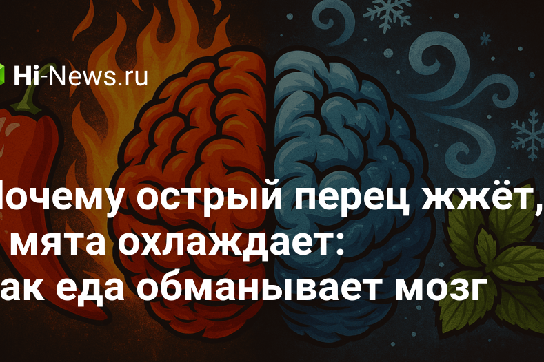 Почему острый перец жжёт, а мята охлаждает: как еда обманывает